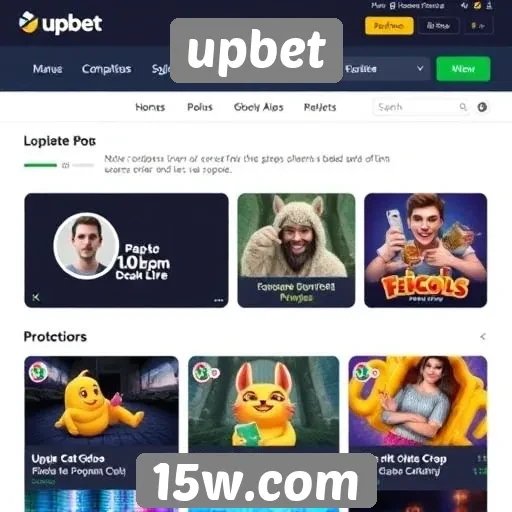 Análise de recursos disponíveis no site upbet